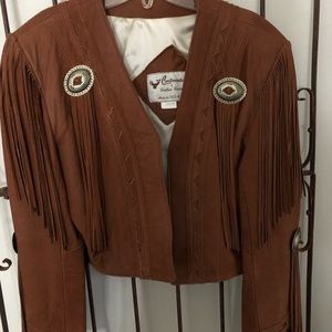 Vintage 1990’s Continental Suede Leather Jacket